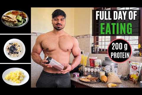 Full Day of Eating | Indian Bodybuilding Diet and Supplements For Muscle Gain