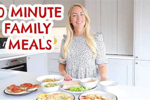 10 MINUTE FAMILY MEALS THAT YOU''LL LOVE! 😋 5 FAST DINNER IDEAS  |  Emily Norris