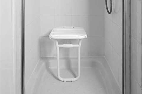 Wall Mounted Folding Shower Seat for Elderly/Disabled