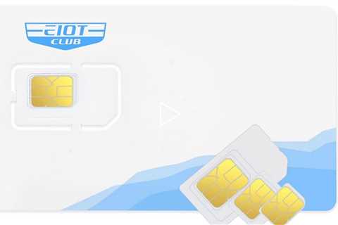 EIOTCLUB Prepaid 4G LTE Cellular SIM Card - No Contract Wireless