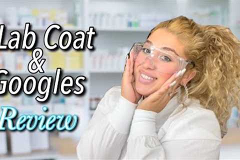 Lab coat and glasses REVIEW from AMAZON! (School & Work approved!) Sizing, Style, & Try on..