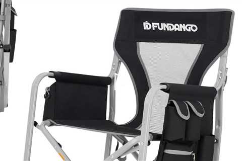 FUNDANGO Outdoor Portable Folding Camping Rocking Chair