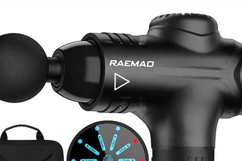 RAEMAO Massage Gun Deep Tissue, Back Massage Gun