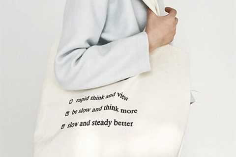 printed canvas tote bag