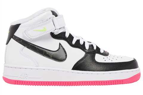 Volt & Pink Highlight This Nike Air Force 1 Mid GS