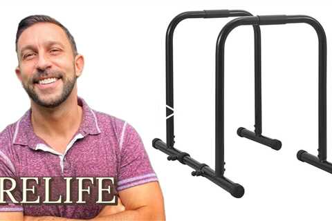 Relife Dip Station Functional Heavy Duty Dip Stands Fitness Workout Dip bar