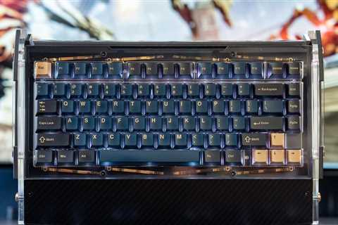 The Lamborghini-inspired Dry Studio Black Diamond 75 gaming keyboard is more cool than cringe