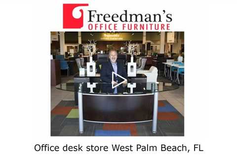 Office desk store West Palm Beach, FL - Freedman's Office Furniture, Cubicles, Desks, Chairs