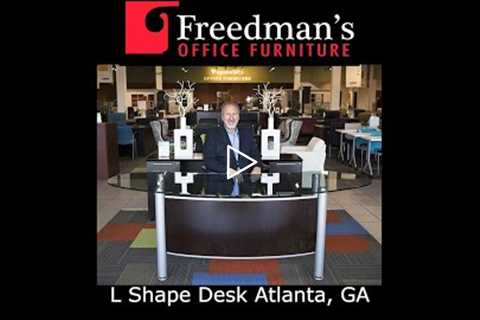 L Shape Desk Atlanta, GA - Freedman's Office Furniture, Cubicles, Desks, Chairs