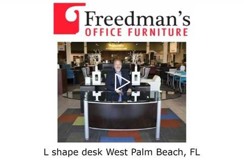 L shape desk West Palm Beach, FL - Freedman's Office Furniture, Cubicles, Desks, Chairs