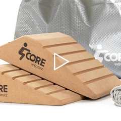 CORE WEDGEZ New Large Size Cork Squat Wedge Block (2-Pack)