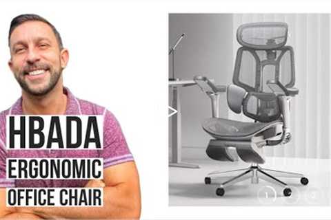 Hbada E3 Ergonomic Office Chair with Dynamic Lumbar Support, 3D Adjustable Headrest for Home Office