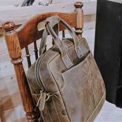 Defending in Style: Water and Moisture Protection for Leather Messenger Bags