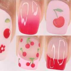 Spring/Summer nail art designs 2024 | best nail art compilation, cherry inspired fruit nails