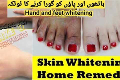 Hands Feet Whitening DIY | Homemade Manicure Pedicure | Skin Whitening Facial at home\sairaAli