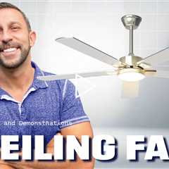 Hisummer Ceiling Fan Review | Farmhouse Modern 52-inch Ceiling Fan with Light & Remote