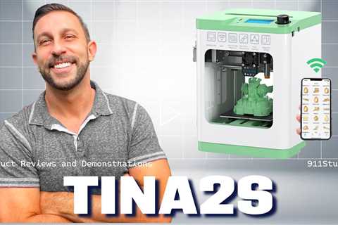 Tina2S 3D Printer with WiFi Cloud Printing, Fully Assembled and Mini 3D Printer