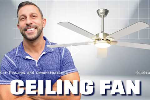 Hisummer Ceiling Fan Review | Farmhouse Modern 52-inch Ceiling Fan with Light & Remote