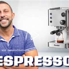 GEMILAI 3007L 15 Bar Espresso Machine, Coffee Maker with Steam Milk Frother Wand