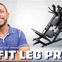 RitFit BLP01 45 Degree 3-In-1 Leg Press Hack Squat and Calf Raise Machine