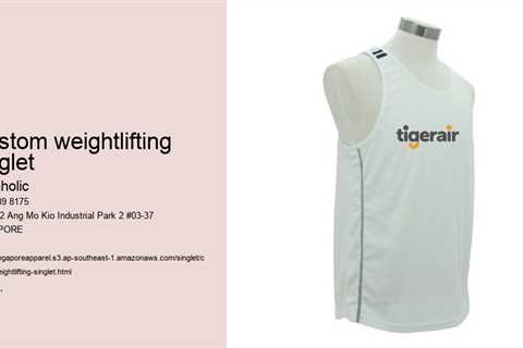 custom weightlifting singlet