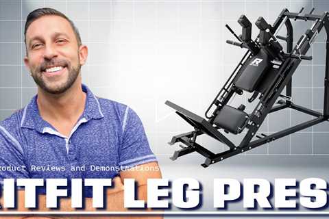 RitFit BLP01 45 Degree 3-In-1 Leg Press Hack Squat and Calf Raise Machine