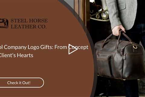 Cool Company Logo Gifts: From Concept to Client's Hearts