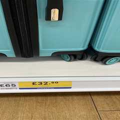 Summer Travellers Scrambling for Tesco's Half-Price Suitcase Steal