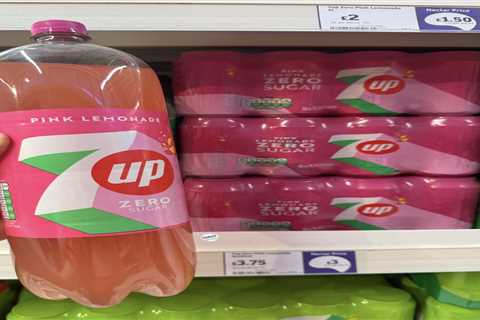 Fizzy pink madness! 7UP's new zero sugar flavour has shoppers losing their minds