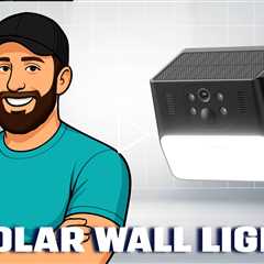 Cinnado Outdoor Camera Wireless-2K Solar Wall Light Cameras for Home Security with AI Detection