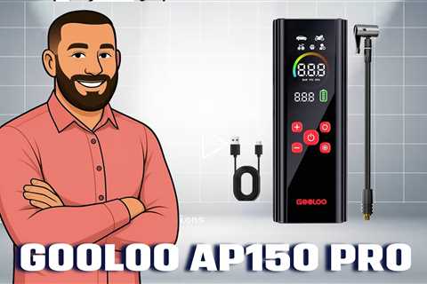 GOOLOO AP150 PRO Tire Inflator - Never Be Caught Flat!