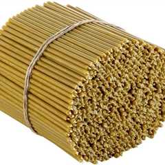 Danilovo Pure Beeswax Candles – Honey-Scented Decorative Taper Candles for Birthday & Church..