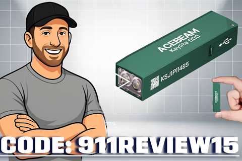 ACEBEAM Keylite 500 USB C Keychain Light - Ultra-Compact, 500 Lumens, Your Go-to Portable Light