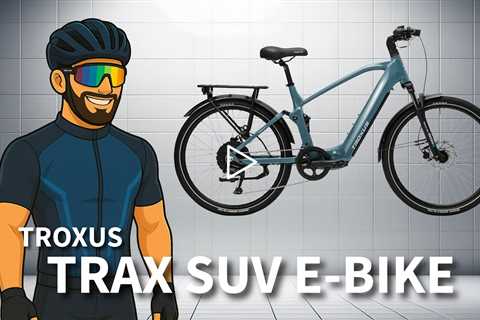 TROXUS Trax SUV 15/750 E-Bike - premium dual-suspension commuter built for comfort & control pd