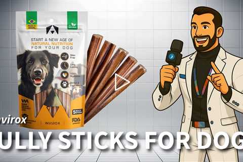 INVIROX Bully Sticks For Dogs - High-Protein 100% Natural Bully Sticks for Dogs - FDA Approved