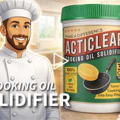 ACTICLEAR Cooking Oil Solidifier - Plant-Based Grease Hardener for Easy Disposal