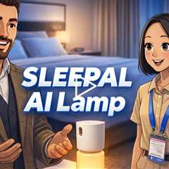SLEEPAL AI Lamp - Best of CES 2026 - elegant, contact-free sleep intelligence system