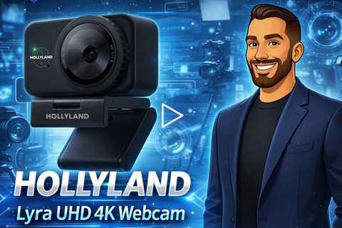 Hollyland Lyra UHD 4K Webcam with Lark A1 Wireless Transmitter - 1/1.5 CMOS Sensor, Hi-Fi Audio