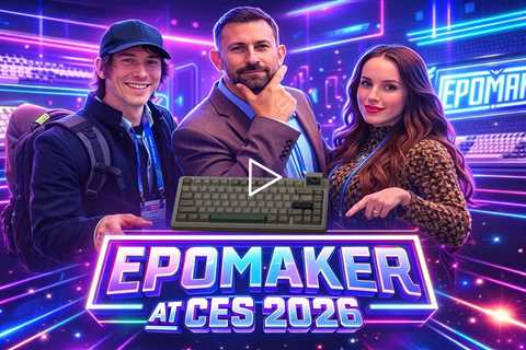 Epomaker at CES - Hottest New Keyboards - Mechanical Keys, New Tech with Old School and Modern Style