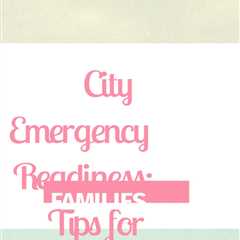 Discover the practical approach to city emergency preparedness for urban families...
