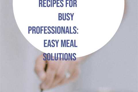 Maximize efficiency in the kitchen with these 5-ingredient power meals.