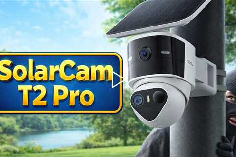 aosu T2 Pro - Dual Solar-Powered Wireless Security Cameras - Real-Time Notifications