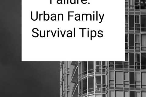 Learn how to stay safe and prepared in the city with these urban family survival tips. #CityLiving..