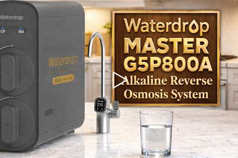 Waterdrop MASTER G5P800A Alkaline Reverse Osmosis System - 8-stage Filtration, 800GPD Capacity