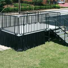 Floor Wedges for Portable Stage Safety on Uneven Ground - PARENTS INX