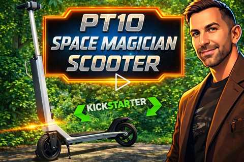 PT10 Space Magician Scooter - The World’s First AI-Powered Quad-Fold Scooter