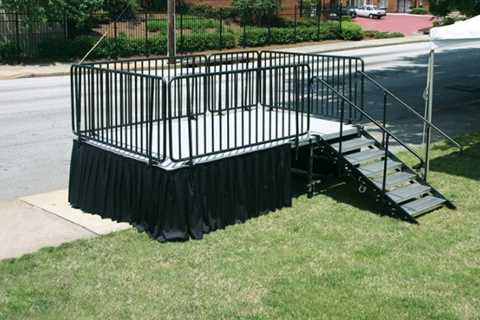 Floor Wedges for Portable Stage Safety on Uneven Ground - PARENTS INX