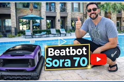 Beatbot Sora 70 - Next-Gen Water Surface Cleaning, Edge-to-Edge Cleaning, 6800 GPH flow rate