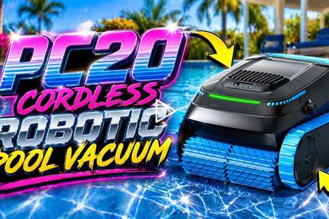PC20 Cordless Robotic Pool Vacuum - Best of 2026 -Smart Navigation, Self-Parking, 5000GPH Suction