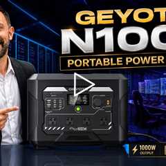 GEYOTO Portable Power Station N1000 - Enduring Power for Every Adventure - 3000W Peak, 2400W Cont AC